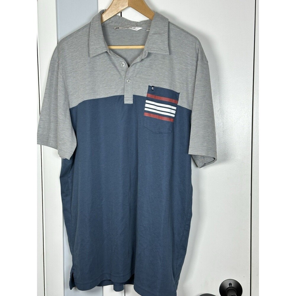 EUC Travis Matthew Golf Polo Block Shirt XL